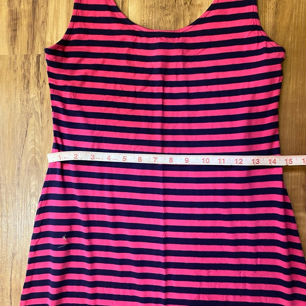 Striped Pink and Black Maxi Dress - Picture 6 of 8